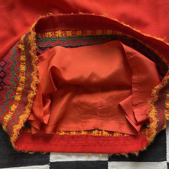 Vintage 70’s Arola Finnish Handmade Wool Maxi Skirt & Vest Set. Size Small. Rare - Picture 15 of 16